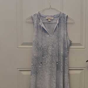 Sleeveless Paisley Dress